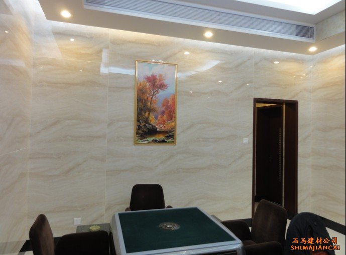 成都茶樓無機(jī)預(yù)涂板案例