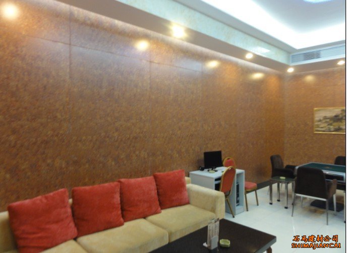 成都茶樓無機(jī)預(yù)涂板案例